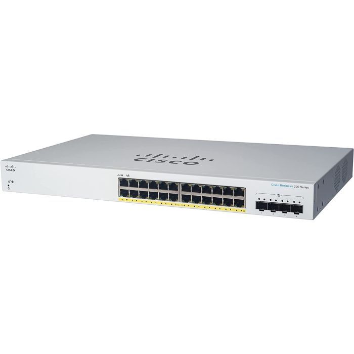 Коммутатор сетевой Cisco CBS220-24T-4G-EU Фото