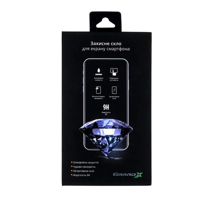 Стекло защитное Grand-X Apple iPhone 13 mini black Фото