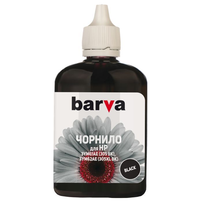 Чернила Barva HP 305 100 мл Black Pigmented Фото