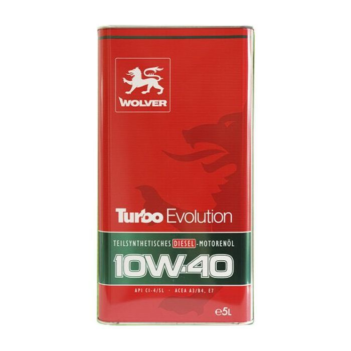 Моторное масло Wolver Turbo Evolution 10W-40 5л Фото