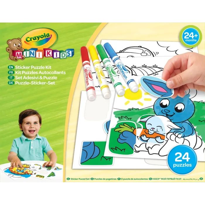 Набор для творчества Crayola пазл з наліпками Фото