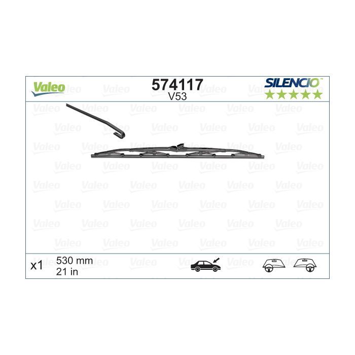 Щетка стеклоочистителя Valeo 574117 Фото