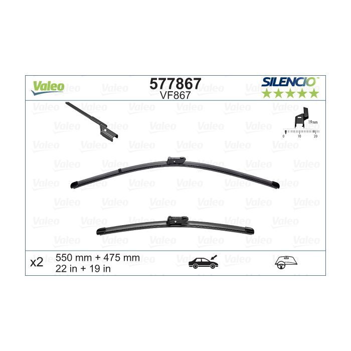 Щетка стеклоочистителя Valeo 577867 Фото