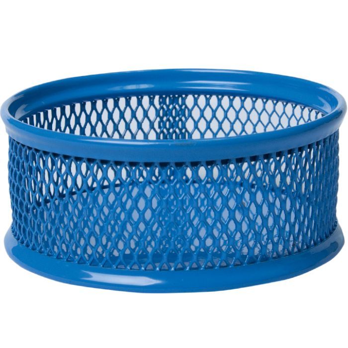 Подставка для скрепок Buromax металлическая, синяя Фото