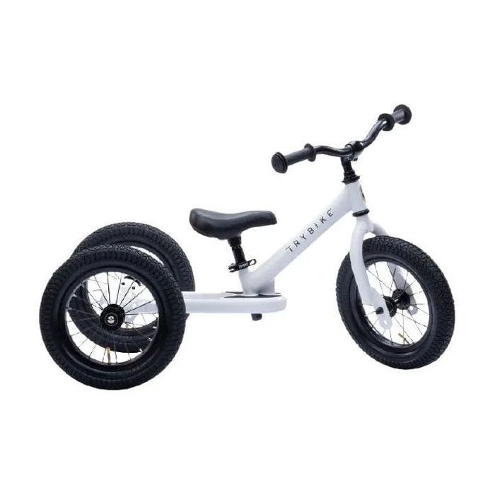 Беговел Trybike триколісний балансуючий білий Фото