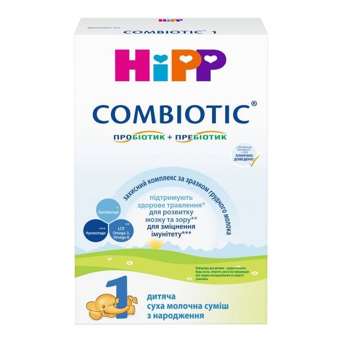 Детская смесь HiPP Combiotic 1 начальная 300 г Фото
