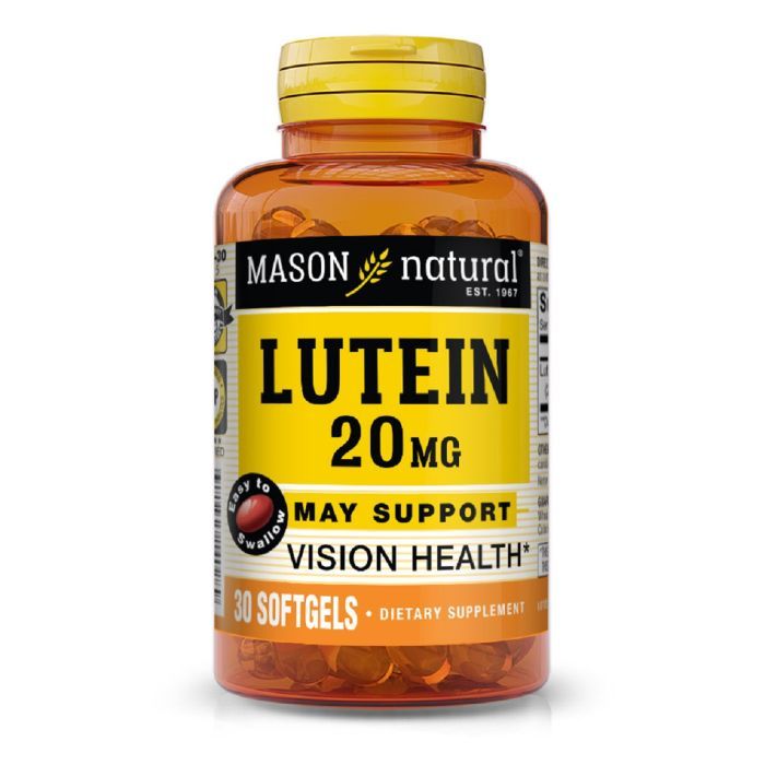 Антиоксидант Mason Natural Лютеин 20мг, Lutein, 30 гелевых капсул Фото