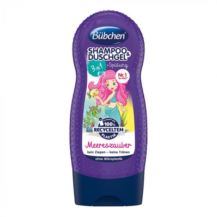 Детский шампунь Bubchen Русалочка 2 в 1 230 мл Фото