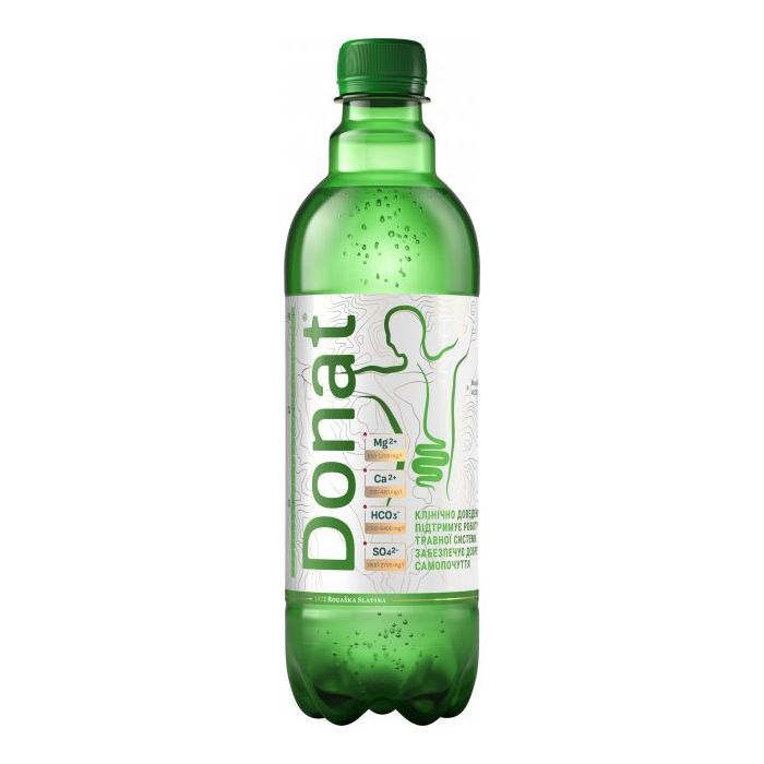 Минеральная вода DONAT MG Лечебная 0.5л Фото