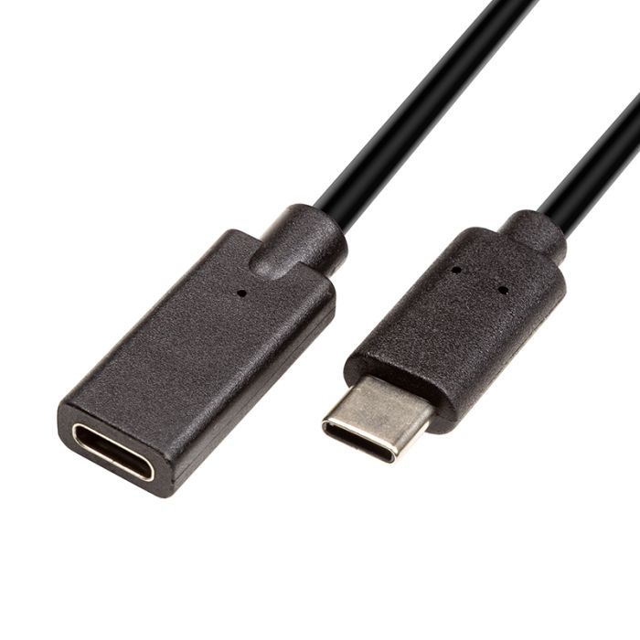 Дата кабель PowerPlant USB-C M/F 1.5m USB3.0 3A Фото
