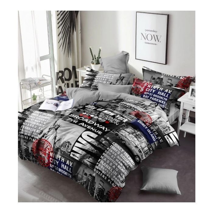 Постельное белье MirSon Бязь Premium 17-0034 Celeste 143x210 Фото