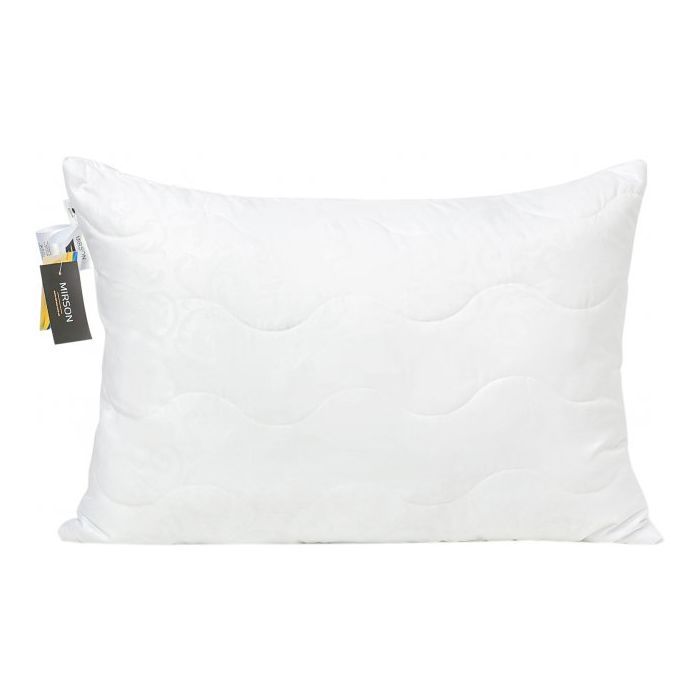 Подушка MirSon шовкова №1615 Eco Light White Середня Фото