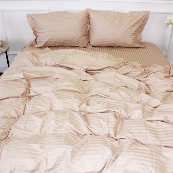 Постельное белье MirSon Satin Stripe 30-0004 Cream 110х140 дитячий Фото