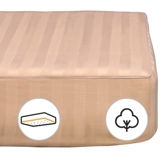 Наматрасник MirSon Carmela Cotton 461 70х130 см Фото