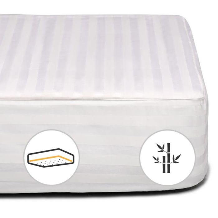 Наматрасник MirSon Royal Bamboo 614 160х200 см Фото