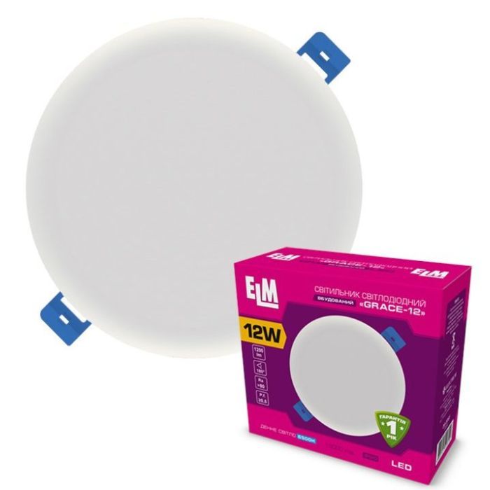 Светильник ELM Grace - 12W 6500K Фото