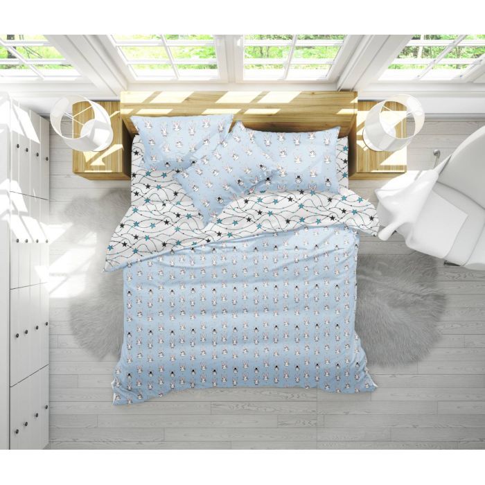 Постельное белье MirSon Бязь 17-0527 Bunnies Евро Фото