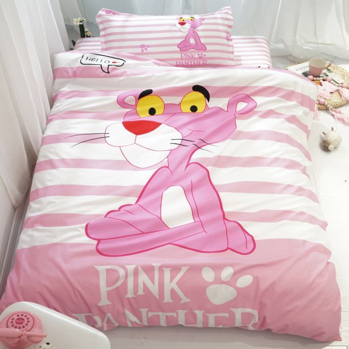 Постельное белье MirSon Бязь Premium 17-0110 Pink Pantere 220х240 Фото