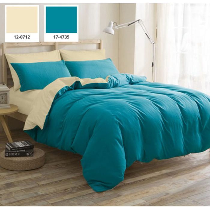 Постельное белье MirSon Бязь Premium Camillo (12-0712 + 17-4735) 2х160х220 Фото