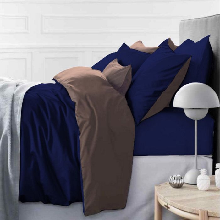 Постельное белье MirSon Сатин Premium Azure 0211+4052 2х160х220 Фото