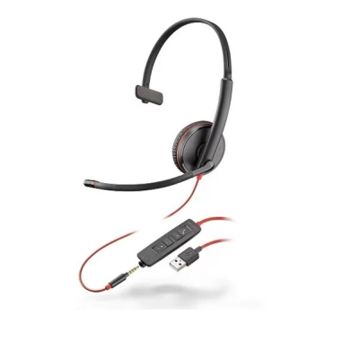Наушники Plantronics Blackwire C3215 USB-A (mono) Фото