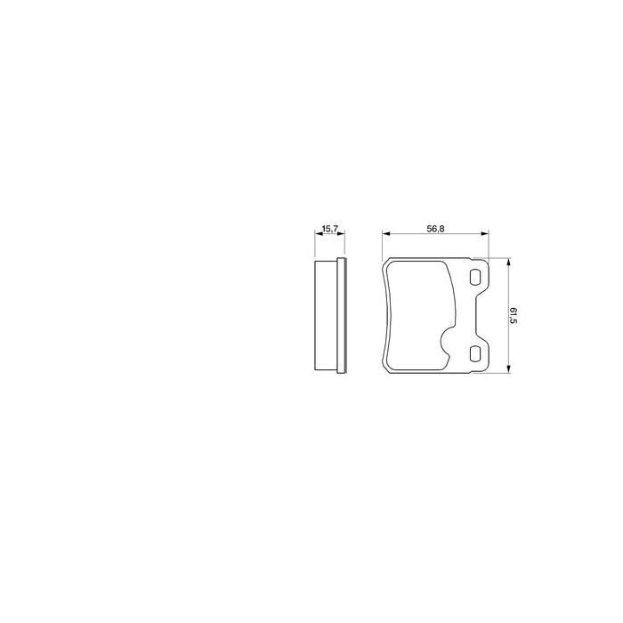 Тормозные колодки Bosch 0 986 460 955 Фото