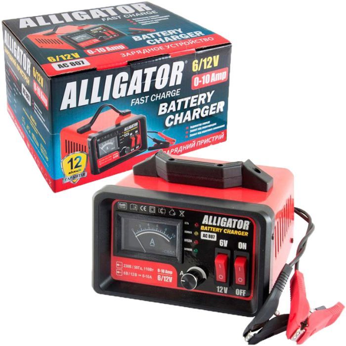 Зарядное устройство для автомобильного аккумулятор Alligator AC807 Фото