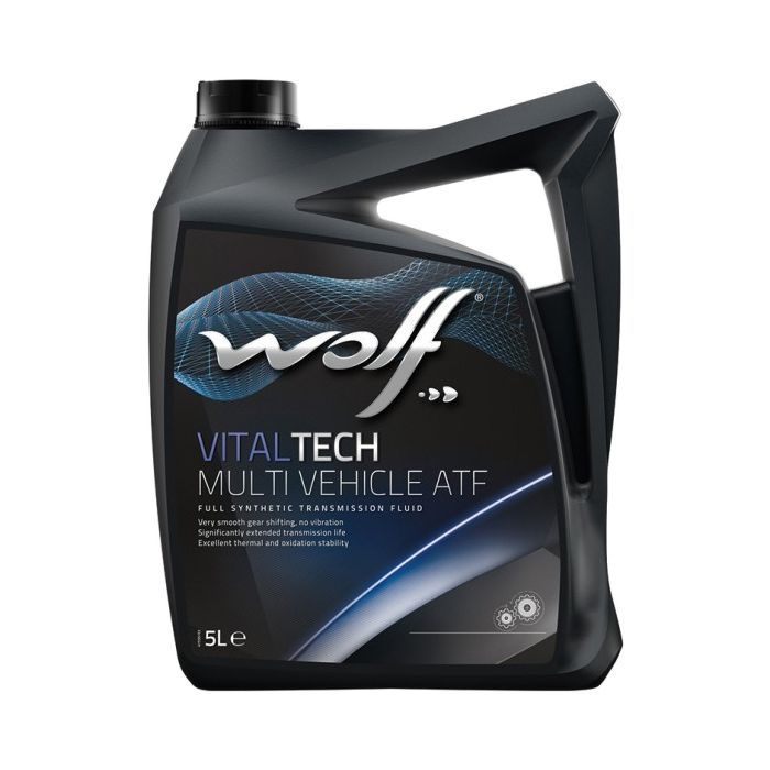 Трансмиссионное масло Wolf VITALTECH MULTI VEHICLE ATF 5л Фото