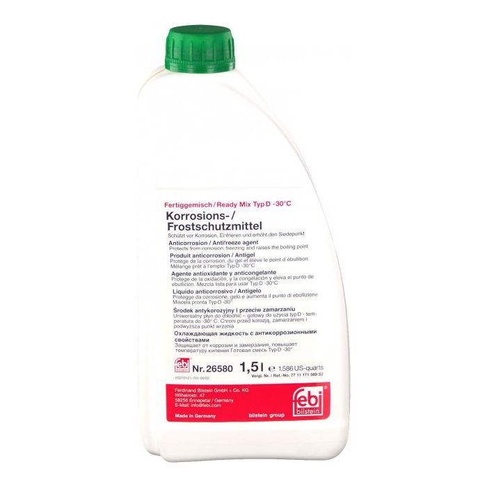 Антифриз Febi G11 -30C 1.5L green Фото