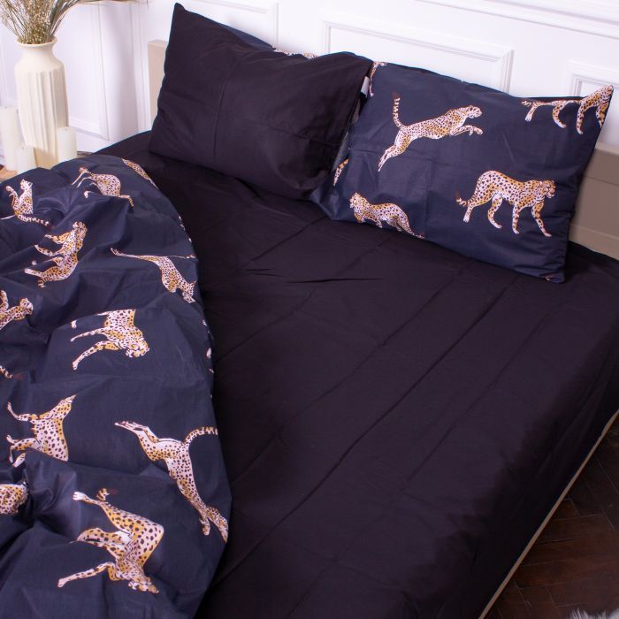 Простынь MirSon Сатин Premium 22-1143 Perrayn 220x240 см Фото