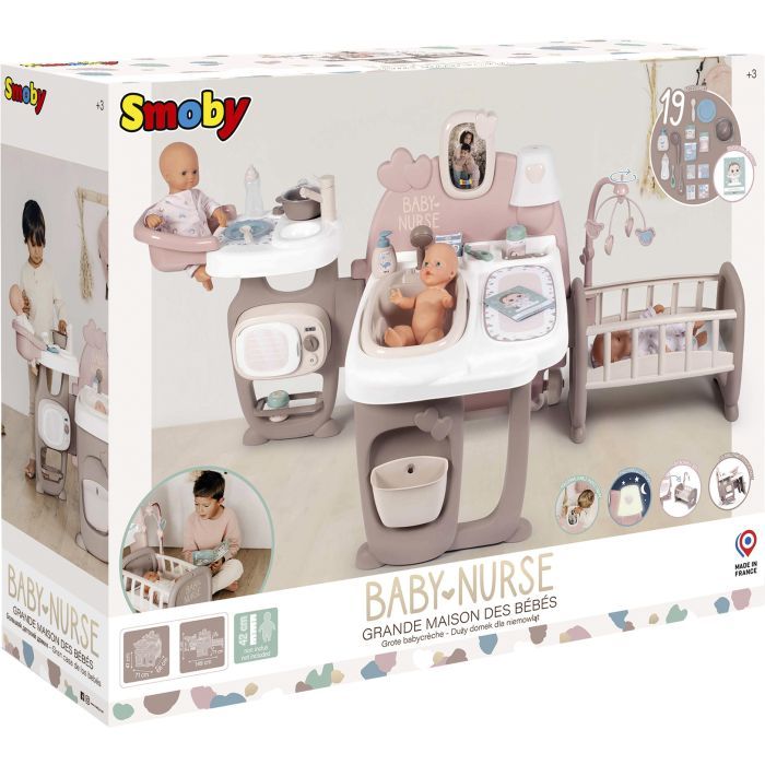 Игровой набор Smoby Toys Baby Nurse Кімната малюка з кухнею, ванною, с Фото 3