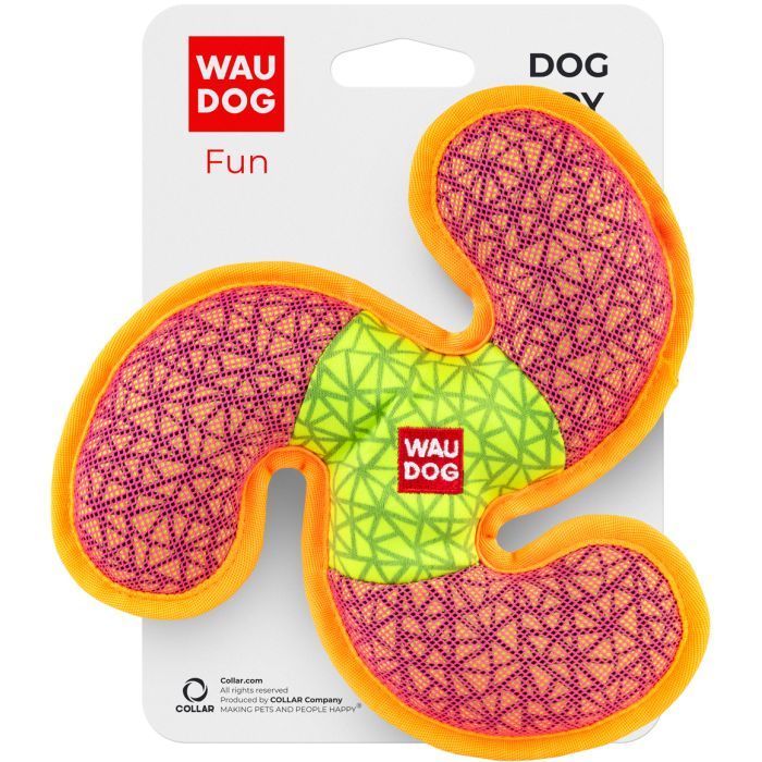 Игрушка для собак WAUDOG Fun Пропелер 21х21 см рожева Фото