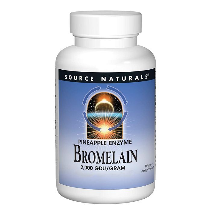 Травы Source Naturals Бромелайн 500мг, 60 таблеток Фото
