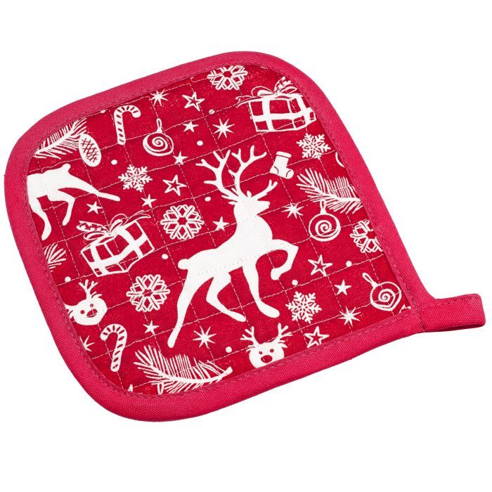 Кухонная прихватка Home Line красный 20х20см Фото