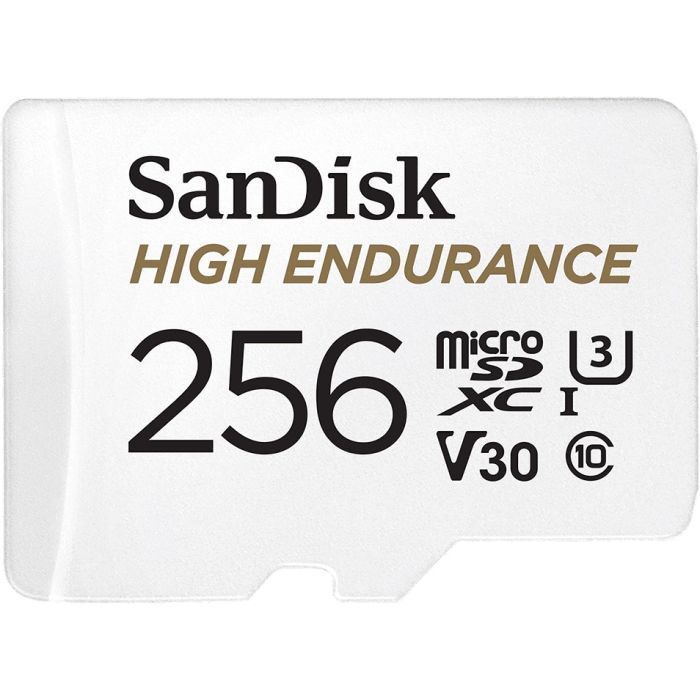 Карта памяти SanDisk 256GB microSD class 10 UHS-I U3 V30 High Endurance Фото
