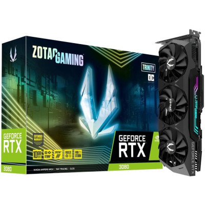 Видеокарта Zotac GeForce RTX3080 12Gb Trinity OC LHR Фото