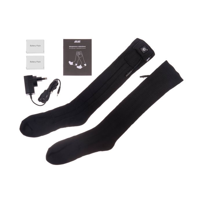 Носки с подогревом 2E Race Plus Black S Фото 1