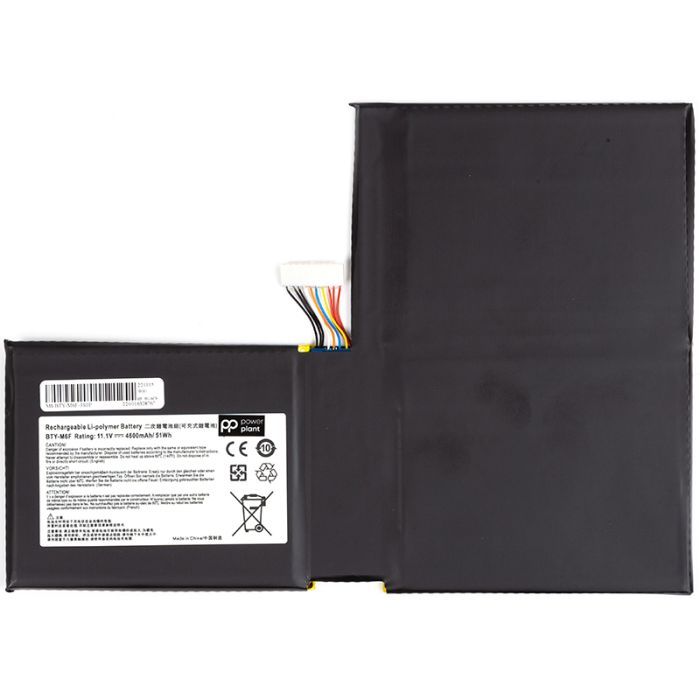 Аккумулятор для ноутбука PowerPlant MSI BTY-M6F-3S1P 11.4V 4600mAh Фото