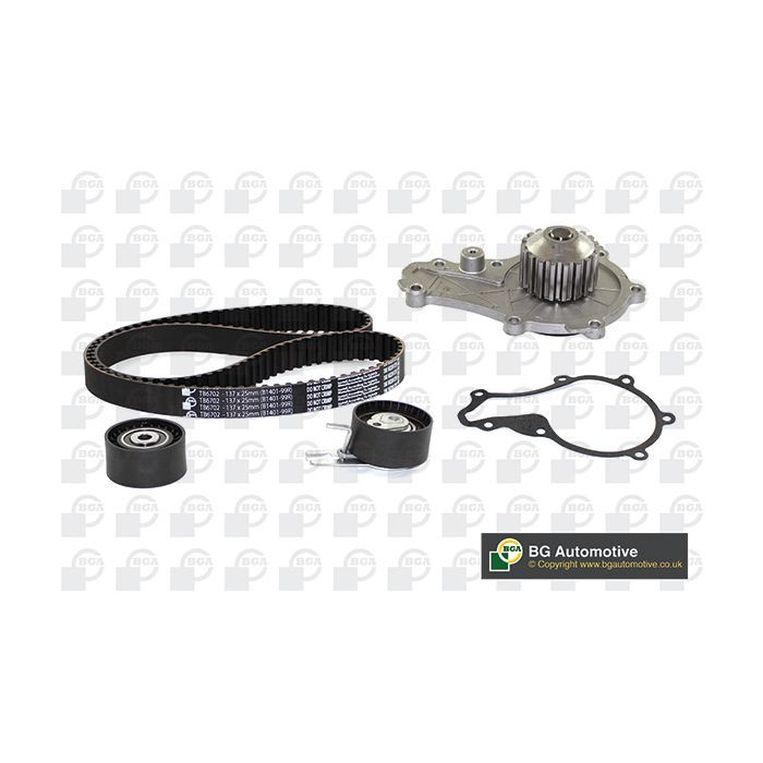 Комплект ремня ГРМ с помпой BGA TB6702CPK Фото