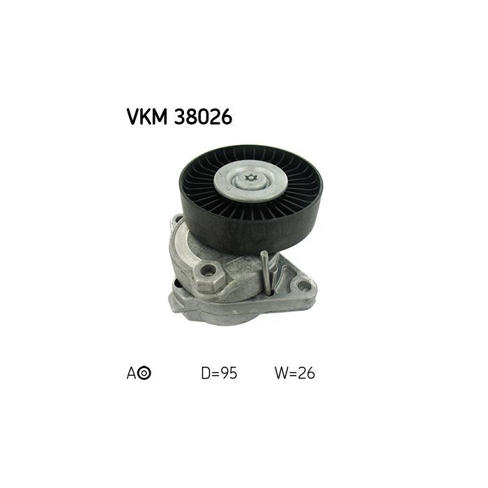 Натяжитель ремня с роликом SKF VKM 38026 Фото