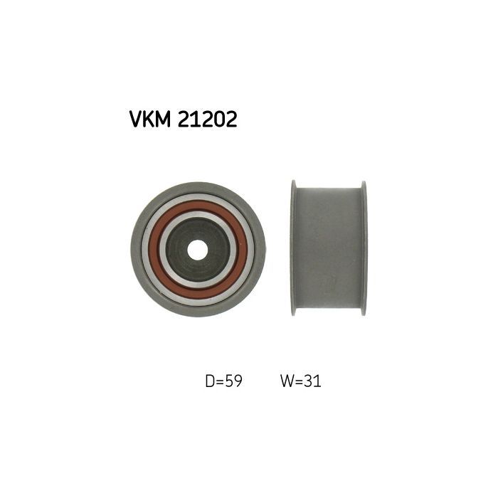 Ролик натяжителя ремня SKF VKM 21202 Фото