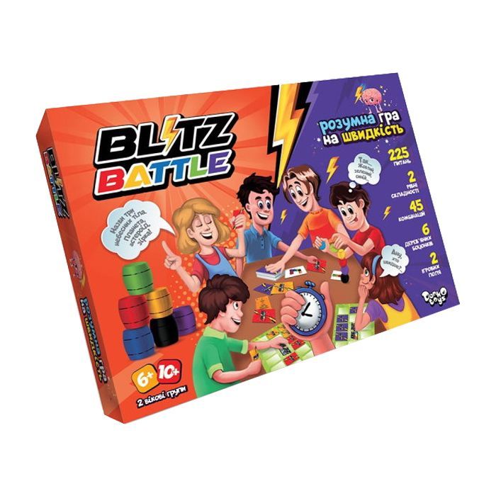 Настольная игра Danko Toys Blitz Battle, украинский Фото