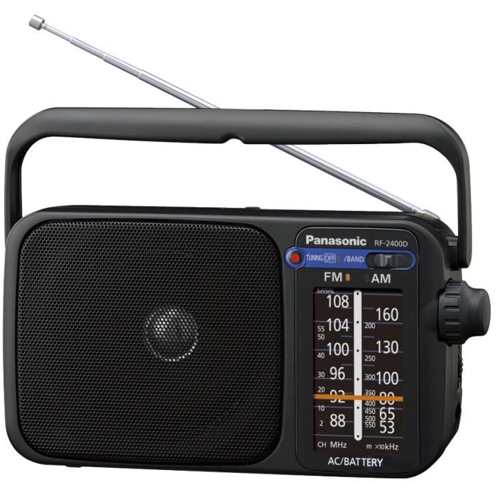 Портативный радиоприемник Panasonic RF-2400DEE-K Black Фото