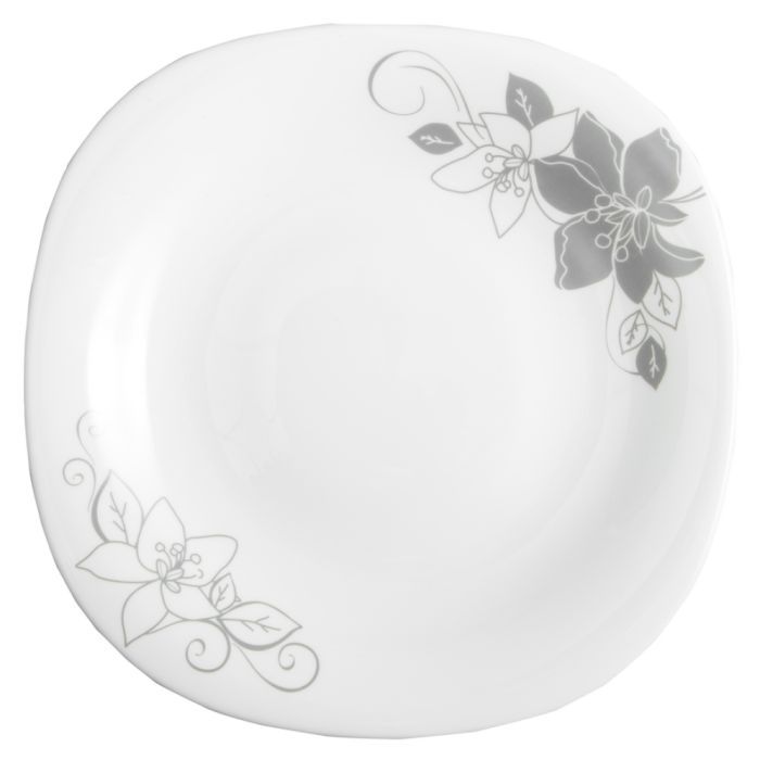 Тарелка Vittora Square Тендітна Лілія обідня 24 см Фото