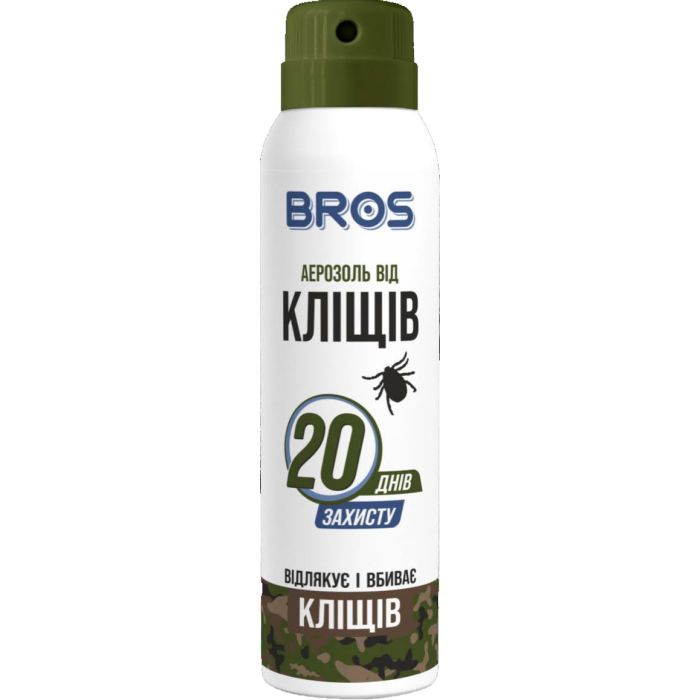 Аэрозоль от насекомых Bros від кліщів 90 мл Фото
