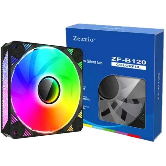 Кулер для корпуса Zezzio ZF-B120 COLORFUL Фото 8