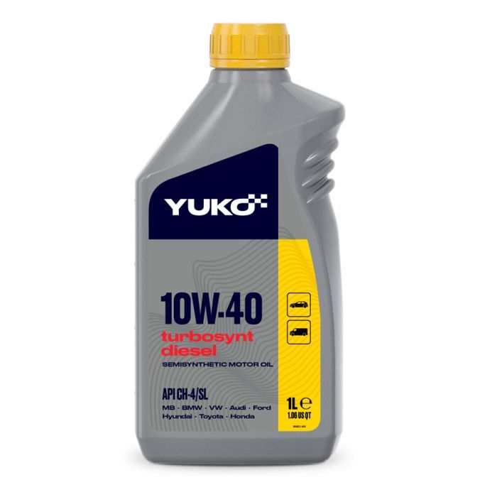 Моторное масло Yuko TURBOSYNT DIESEL 10W-40 1л Фото