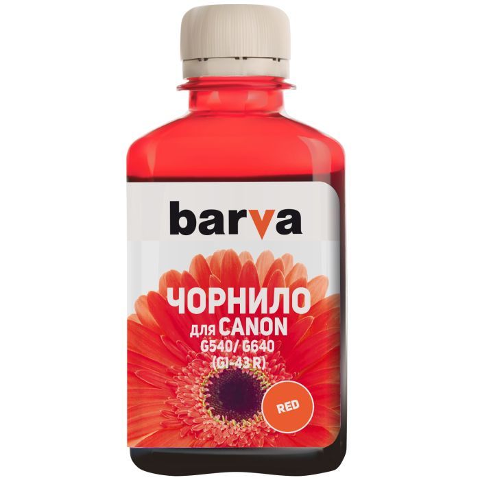 Чернила Barva Canon GI-43 180 мл, RED Фото