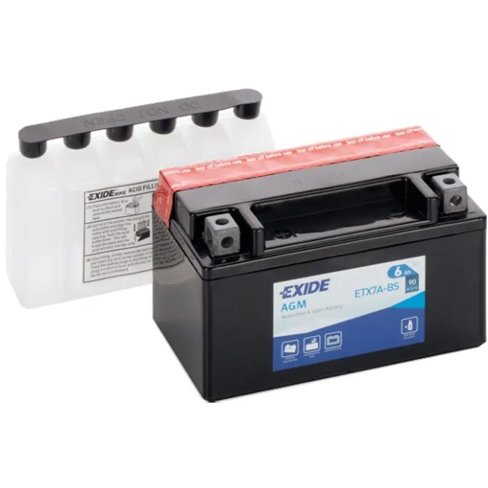 Аккумулятор автомобильный EXIDE AGM 6Ah (+/-) (90EN) Фото