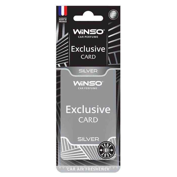 Ароматизатор для автомобиля WINSO Card Exclusive Silver Фото